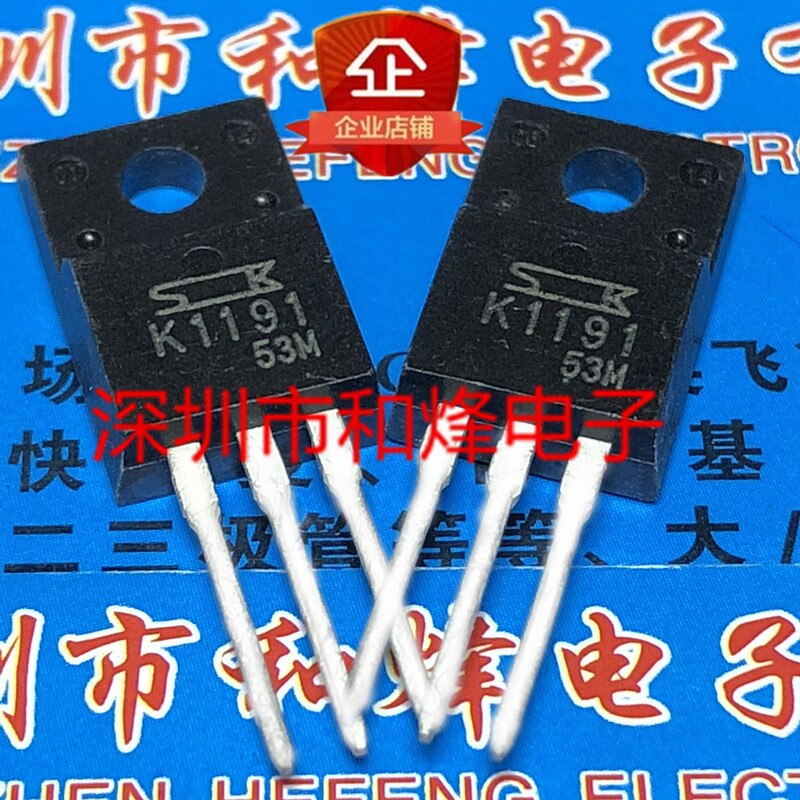 30pcs  ο K1191 2SK1191 TO-220F 60V 30A